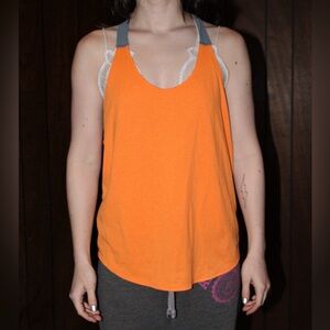 Nike Orange Workout Tank Top